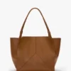 The Victoria Tote Bag Large aus hellbraunem Leder