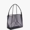 The Victoria Tote Bag Large aus marineblauem Netzstoff