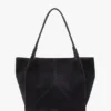 The Victoria Tote Large aus marineblauem Wildleder