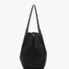 The Victoria Tote Large aus marineblauem Wildleder