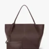 The Victoria Travel Tote Bag aus burgunderrotem Leder