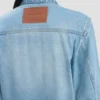 Truckerjacke aus Denim in Heritage-Blau