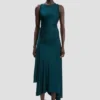 Twist-Kleid in Dunkelblaugrün Twist-Kleid in Dunkelblaugrün