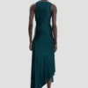 Twist-Kleid in Dunkelblaugrün Twist-Kleid in Dunkelblaugrün