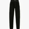 Twisted Slouch Jeans in gewaschenem Schwarz Twisted Slouch Jeans in gewaschenem Schwarz