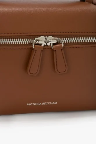 Vanity Crossbody aus dunkelbraunem Leder