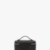 Vanity Crossbody aus schwarzem Leder Vanity Crossbody aus schwarzem Leder