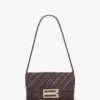 Weiche Dorian-Tasche aus burgunderrotem, plissiertem Leder Weiche Dorian-Tasche aus burgunderrotem, plissiertem Leder
