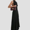 Weiche Dorian-Tasche aus burgunderrotem, plissiertem Leder Weiche Dorian-Tasche aus burgunderrotem, plissiertem Leder