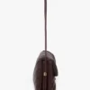 Weiche Dorian-Tasche aus burgunderrotem, plissiertem Leder Weiche Dorian-Tasche aus burgunderrotem, plissiertem Leder