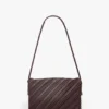 Weiche Dorian-Tasche aus burgunderrotem, plissiertem Leder Weiche Dorian-Tasche aus burgunderrotem, plissiertem Leder